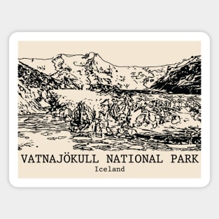 Vatnajökull National Park - Iceland Magnet